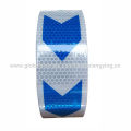 PVC Arrow White and Blue Design Reflective Tape for Trucks